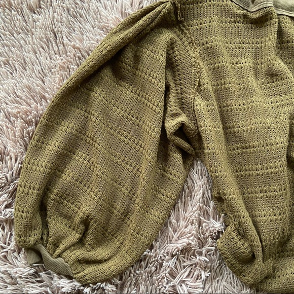 Free People Off The Shoulder Knit Top - Picture 3 of 7